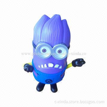 Purple Minion Speaker with FM Radio Function, Support TF/USB Flash Drive